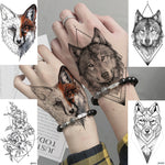 Load image into Gallery viewer, Temporary Tattoo Animal Fox
