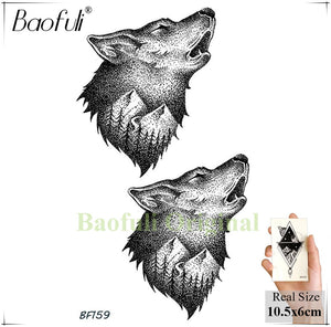 Temporary Tattoo Animal Fox