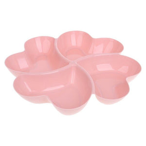 Heart Shaped Fruit Platter Serving Tray Creative Plates Storage Box Container For Snacks Nuts Desserts