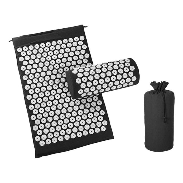 Massage Mat Acupressure Mat 68cm*42cmCushion Mat Relieve Back Body Pain Spike Yoga Mat Pillow