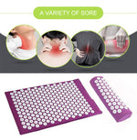 Load image into Gallery viewer, Massage Mat Acupressure Mat 68cm*42cmCushion Mat Relieve Back Body Pain Spike Yoga Mat Pillow
