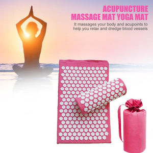 3pcs/set Hot Sale Yoga Mats Wear-resistant Portable Spike Relieve Stress Pain Pad Lotus Acupuncture Massage Yoga Pillow