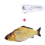 Load image into Gallery viewer, 30CM Electronic Pet Cat Toy Electric USB Charging Simulation Fish Toys for Dog Cat Chewing Playing Biting Supplies Dropshiping
