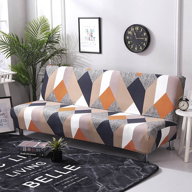 All-inclusive Folding Sofa Bed Cover Tight Wrap Sofa Towel Rekbare Kaft Couch Cover Without Armrest housse de canap cubre sofa