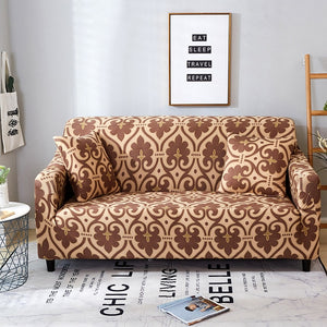 Tight-wraped Elastic Stretch Sofa Cover Spandex Printed Modern Couch Cover Slipcovers Home Furniture Protector 1/2/3/4 seater