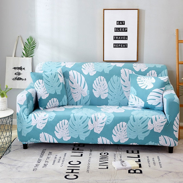 Tight-wraped Elastic Stretch Sofa Cover Spandex Printed Modern Couch Cover Slipcovers Home Furniture Protector 1/2/3/4 seater