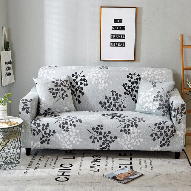 Tight-wraped Elastic Stretch Sofa Cover Spandex Printed Modern Couch Cover Slipcovers Home Furniture Protector 1/2/3/4 seater