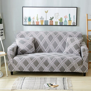 Tight-wraped Elastic Stretch Sofa Cover Spandex Printed Modern Couch Cover Slipcovers Home Furniture Protector 1/2/3/4 seater