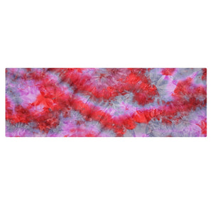 183x63cm Tie Dye Anti Skid Yoga Mat Towel Cover Workout Pilates Blanket Washable Non Slip Sweat Absorbent Fitness Soft Quick Dry