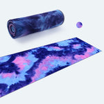 Load image into Gallery viewer, 183x63cm Tie Dye Anti Skid Yoga Mat Towel Cover Workout Pilates Blanket Washable Non Slip Sweat Absorbent Fitness Soft Quick Dry
