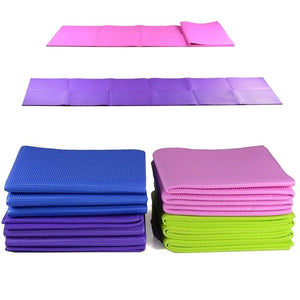 Folding Pilates Yoga Mat For Beginners Anti Slip Portable Sport Mat PVC Fitness Mat Folding Gymnastics Mats173*61cm*6mm