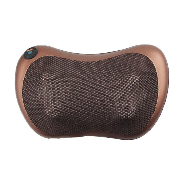 Head Neck Massager Car Home Cervical Shiatsu Massage Neck Back Waist Body Electric Multifunctional Massage Pillow Cushion