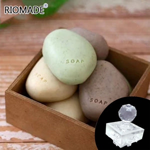 Natural Soap Handmade Stencil Transparent Diy Natural Plexiglass Soap Making Chapter With Handle Acrylic Sealed Custom Stone