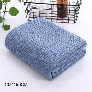 56   solid knitted Waffle plaid blanket with Tassel nordic modern Soft blanket for bed Chair sofa couch home nap blanket gray