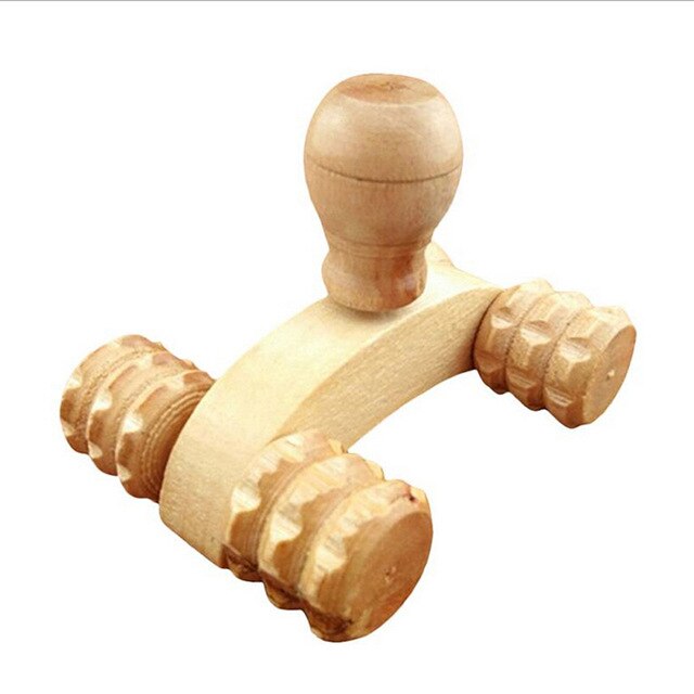 1 Pc Wood Massager Roller Body Foot Reflexology   Shiatsu Therapy Meridians Massager Health Care Hot Sale