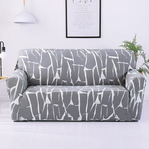 Geometric Stretch Sofa Cover Elastic Stretch Tight Wrap All-inclusive Non-slip Corner Sofa Towel Couch Cover Furniture Slipcover