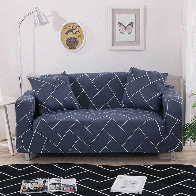 Elastic Sofa Cover Cotton Sofa Slipcovers Tight Wrap All-inclusive Sofa Covers for Living Room Pets Couch Cover 1/2/3/4 Seater