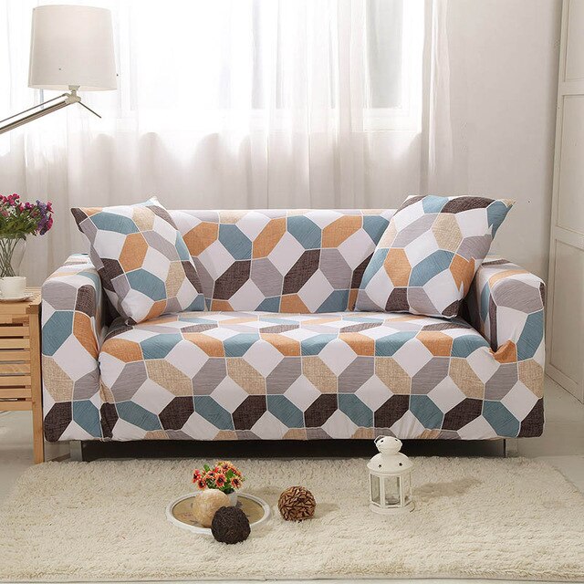 Elastic Sofa Cover Cotton Sofa Slipcovers Tight Wrap All-inclusive Sofa Covers for Living Room Pets Couch Cover 1/2/3/4 Seater